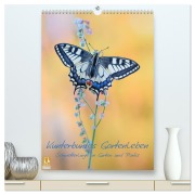 Cover-Bild zum Titel 'Kunterbuntes Gartenleben - Schmetterlinge in Gärten und Parks (hochwertiger Premium Wandkalender 2026 DIN A2 hoch), Kunstdruck in Hochglanz' von 'Thomas Marth'