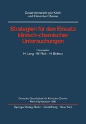 Cover-Bild zum Titel 'Strategien für den Einsatz klinisch-chemischer Untersuchungen' von ''