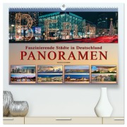 Cover-Bild zum Titel 'Faszinierende Städte in Deutschland - Panoramen (hochwertiger Premium Wandkalender 2026 DIN A2 quer), Kunstdruck in Hochglanz' von 'Peter Roder'