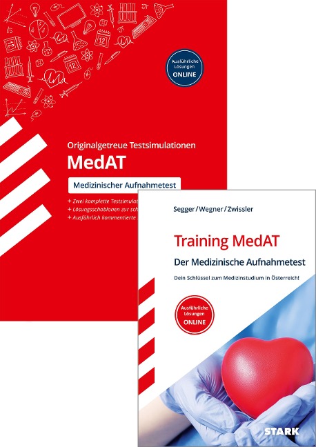 STARK MedAT - Medizinischer Aufnahmetest - Training MedAT + Testsimulation MedAT - 