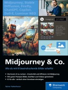 Cover-Bild zum Titel 'Midjourney & Co.' von 'Rainer Hattenhauer'