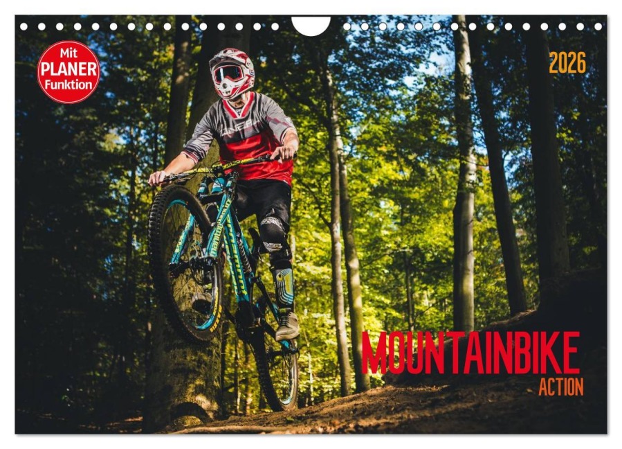 Mountainbike Action (Wandkalender 2026 DIN A4 quer), CALVENDO Monatskalender - Dirk Meutzner