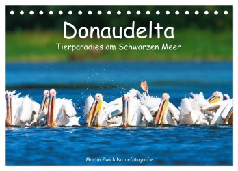 Donaudelta - Tierparadies am Schwarzen Meer (Tischkalender 2025 DIN A5 quer), CALVENDO Monatskalender - Martin Zwick