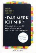 Cover-Bild zum Titel 'Das merk ich mir!' von 'Peter C. Brown, Mark A. McDaniel, Henry Roediger III'