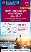 Cover-Bild zum Titel 'KOMPASS Fahrradkarte 3211 Rheinkreis Neuss, Kreis Viersen 1:50.000' von ''