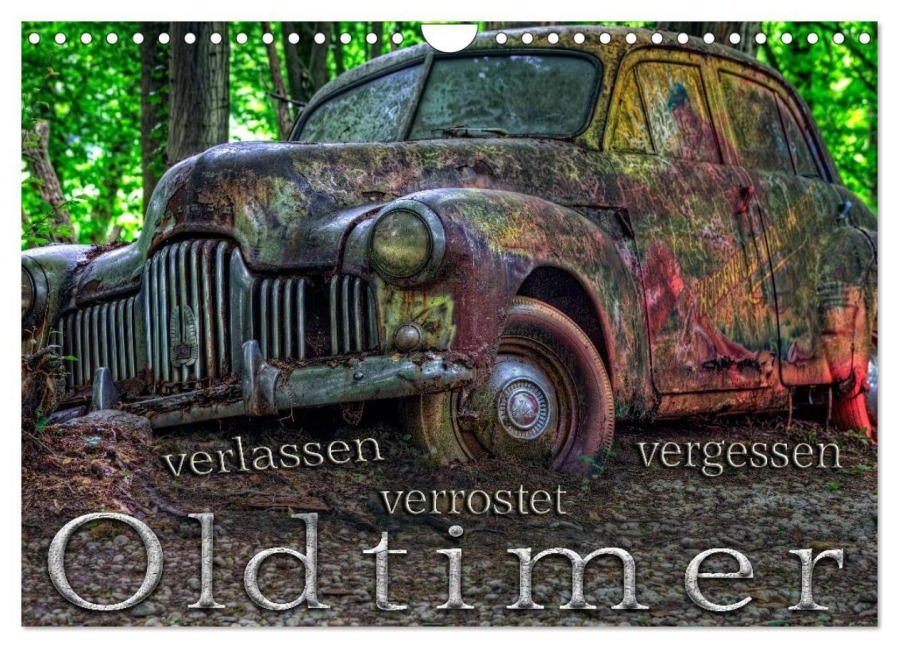Oldtimer - verlassen verrostet vergessen (Wandkalender 2026 DIN A4 quer), CALVENDO Monatskalender - Heribert Adams Foto-You. De