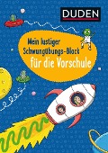 Cover-Bild zum Titel 'Duden: Mein lustiger Schwungübungs-Block für die Vorschule' von 'Christina Braun'