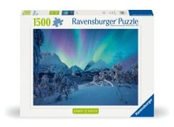 Cover-Bild zum Titel 'Erwachsenenpuzzle Power of Nature 1500 Teile - Wenn die Nordlichter tanzen' von ''