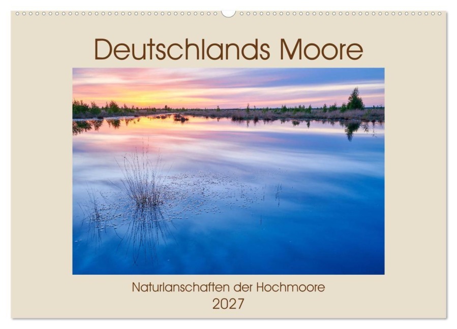 Deutschlands Moore (Wandkalender 2027 DIN A2 quer), CALVENDO Monatskalender - Olaf Jürgens