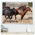 Wildpferde. Frei wie der Wind (hochwertiger Premium Wandkalender 2024 DIN A2 quer), Kunstdruck in Hochglanz - Elisabeth Stanzer