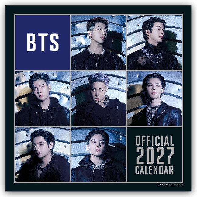 BTS - Bangtan Boys - Offizieller Kalender 2027 - 