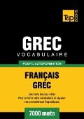 Cover-Bild zum Titel 'Vocabulaire Français-Grec pour l'autoformation - 7000 mots' von 'Andrey Taranov'
