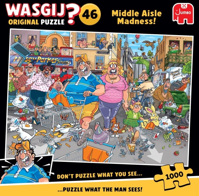 Wasgij Original 46 - Parkplatz-Wahnsinn - Puzzle 1000 Teile - 