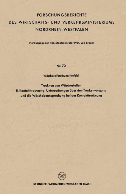 Trocknen von Wäschestoffen - 