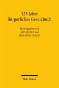 Cover-Bild zum Titel '125 Jahre Bürgerliches Gesetzbuch' von ''