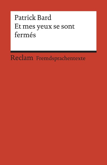 Et mes yeux se sont fermés - Patrick Bard