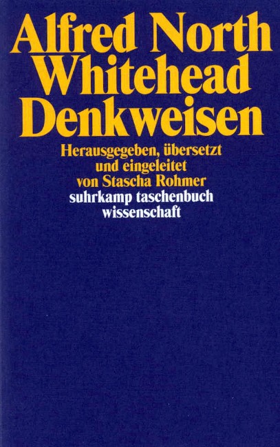 Denkweisen - Alfred North Whitehead