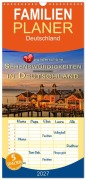 Cover-Bild zum Titel 'Familienplaner 2027 - 12 wunderschöne Sehenswürdigkeiten in Deutschland mit 5 Spalten (Wandkalender, 21 x 45 cm) CALVENDO' von 'Peter Roder'