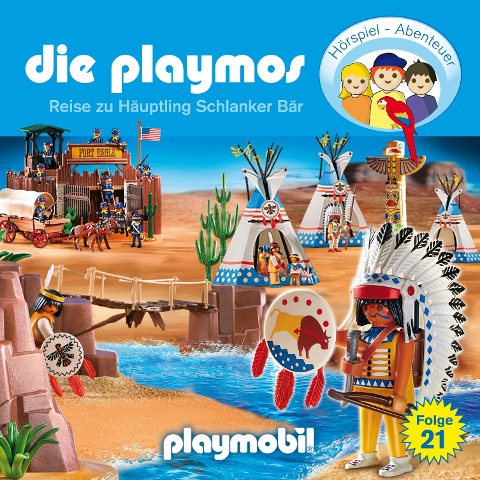 Die Playmos - Das Original Playmobil Hörspiel, Folge 21: Die Reise zu Häuptling Schlanker Bär - David Bredel, Florian Fickel