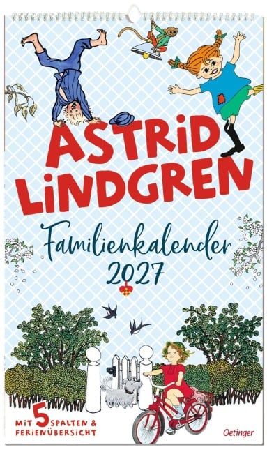 Astrid Lindgren Familienkalender 2027 - 