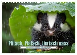 Cover-Bild zum Titel 'Plitsch, Platsch, tierisch nass (Wandkalender 2027 DIN A3 quer), CALVENDO Monatskalender' von 'Daniela Tapper'