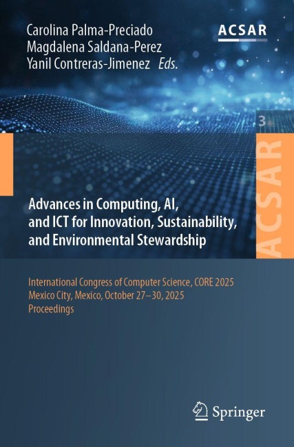 Advances in Computing, AI, and ICT for Innovation, Sustainability, and Environmental Stewardship - 
