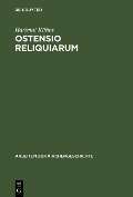 Cover-Bild zum Titel 'Ostensio reliquiarum' von 'Hartmut Kühne'