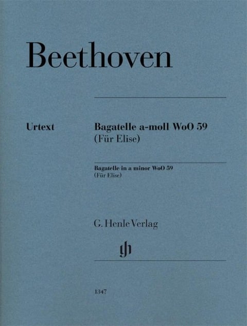 Bagatelle a-moll WoO 59 (Für Elise) - Ludwig van Beethoven
