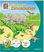Cover-Bild zum Titel 'WAS IST WAS Junior Mitmach-Heft Dinosaurier' von 'Sabine Schuck'