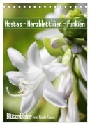 Hostas Herzblattlilien Funkien (Tischkalender 2026 DIN A5 hoch), CALVENDO Monatskalender - Gisela Kruse