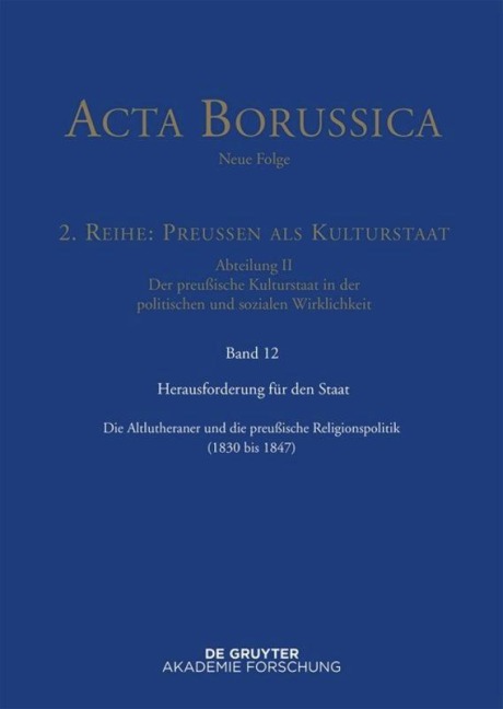 Herausforderung für den Staat - 