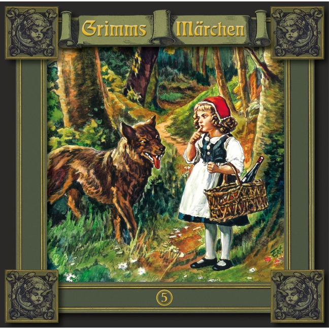 Rotkäppchen / Einäuglein, Zweiäuglein, Dreiäuglein / Tischlein deck dich, Goldesel und Knüppel aus dem Sack - Brüder Grimm