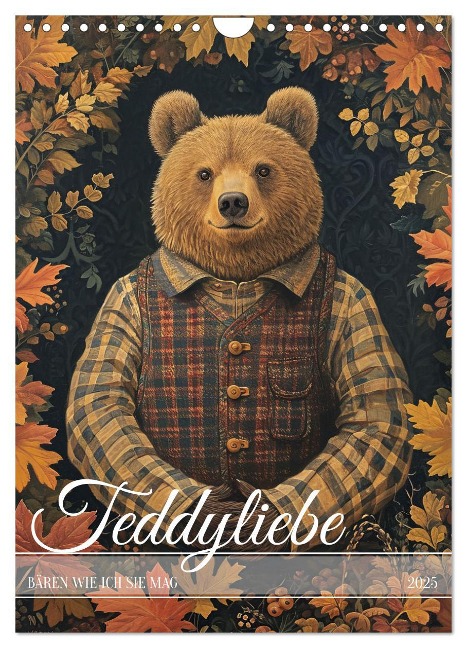 Teddyliebe Bären wie ich sie mag (Wandkalender 2025 DIN A4 hoch), CALVENDO Monatskalender - Kavodedition Switzerland