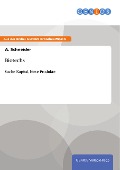 Cover-Bild zum Titel 'Biotechs' von 'A. Schneider'