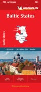 Cover-Bild zum Titel 'Baltic States - Michelin National Map 781' von 'Michelin'