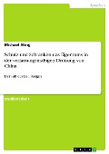 Cover-Bild zum Titel 'Schutz und Schranken des Eigentums in der verfassungsmäßigen Ordnung von China' von 'Michael Sting'