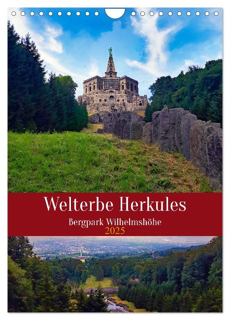 Welterbe Herkules (Wandkalender 2025 DIN A4 hoch), CALVENDO Monatskalender - Claudia Kleemann