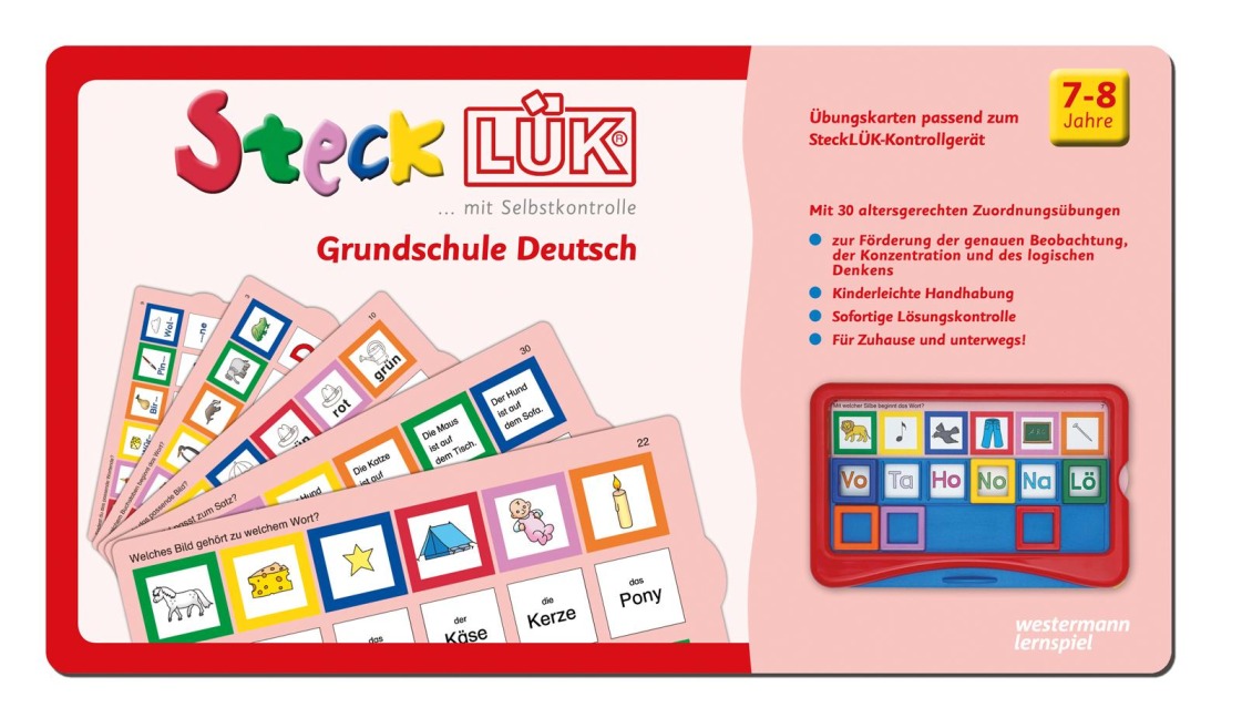 SteckLÜK. Grundschule Deutsch: Alter 7 - 8 (rot) - 