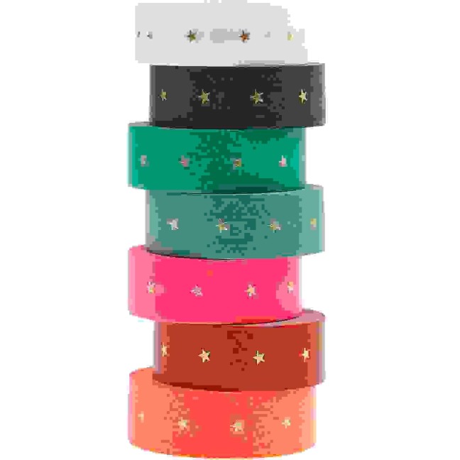 Maxi Tape Set, Sterne FSC MIX, 7 Stk. - 