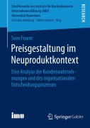 Cover-Bild zum Titel 'Preisgestaltung im Neuproduktkontext' von 'Sven Feurer'