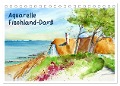 Aquarelle - Fischland-Darß (Tischkalender 2025 DIN A5 quer), CALVENDO Monatskalender - Brigitte Dürr