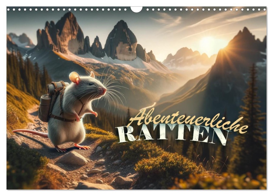Abenteuerliche Ratten (Wandkalender 2026 DIN A3 quer), CALVENDO Monatskalender - Peter R. Stuhlmann
