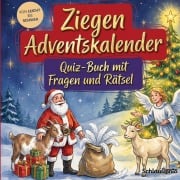 Cover-Bild zum Titel 'Ziegen-Adventskalender: Quiz-Buch mit Fragen und Rätsel' von 'Schlauvento Interactive'