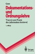Cover-Bild zum Titel 'Dokumentations- und Ordnungslehre' von 'Wilhelm Gaus'