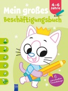 Cover-Bild zum Titel 'Mein großes Beschäftigungsbuch 4-6 Jahre (Cover Katze)' von ''