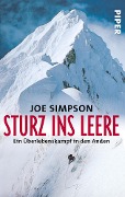 Cover-Bild zum Titel 'Sturz ins Leere' von 'Joe Simpson'