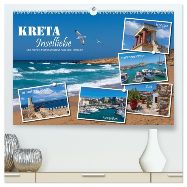 Kreta - Inselliebe (hochwertiger Premium Wandkalender 2026 DIN A2 quer), Kunstdruck in Hochglanz - Astrid Ziemer