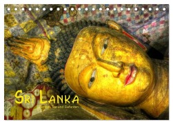 Cover-Bild zum Titel 'Sri Lanka - Tempel, Tee und Elefanten (Tischkalender 2027 DIN A5 quer), CALVENDO Monatskalender' von 'Dirk Stamm'