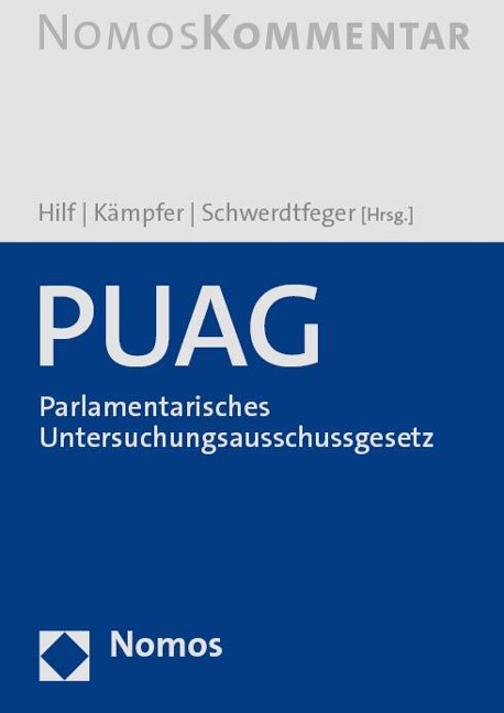 PUAG - Parlamentarisches Untersuchungsausschussgesetz - 