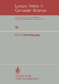 Cover-Bild zum Titel 'GI-4.Jahrestagung' von 'Dirk Siefkes'